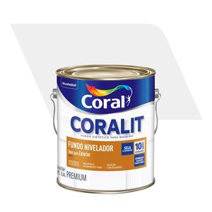 Fundo Nivelador para Madeira Coralit Branco 3,6L - Coral