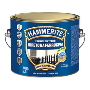 Tinta Esmalte Sintético Brilhante Premium Direto na Ferrugem Hammerite Prata 2,4L - Coral