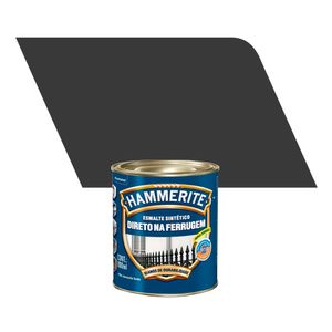 Tinta Esmalte Sintético Brilhante Premium Direto na Ferrugem Hammerite Preto 0,8L - Coral