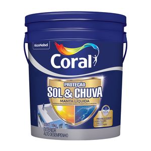 Manta Líquida Proteção Sol e Chuva Branco Neve 18kg - Coral