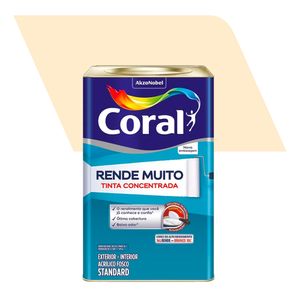 Tinta Acrílica Standard Fosco Rende Muito Areia 16L - Coral