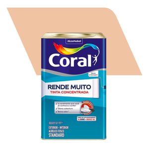 Tinta Acrílica Standard Fosco Rende Muito Marfim 16L - Coral