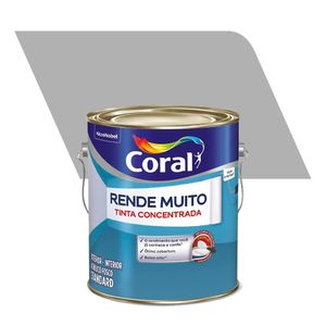Tinta Acrílica Standard Fosco Rende Muito Tubarão Branco 3,2L - Coral