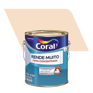 Tinta Acrílica Standard Fosco Rende Muito Palha 3,2L - Coral