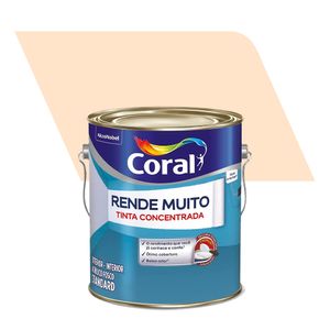 Tinta Acrílica Standard Fosco Rende Muito Pérola 3,2L - Coral