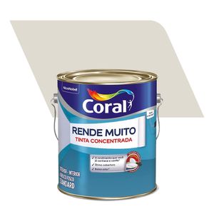 Tinta Acrílica Standard Fosco Rende Muito Branco Gelo 3,2L - Coral