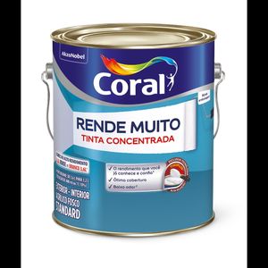 Tinta Acrílica Standard Fosco Rende Muito Palha 3,2L - Coral