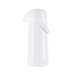 Garrafa Térmica Magic Pump Branca 1L - Termolar