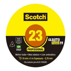 Fita Isolante 3M Auto Fusão 19 MM X 10 M