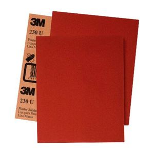 Lixa para Massa 3M Grão 180 225x275mm Vermelha