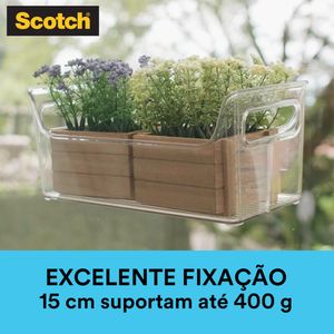 Fita Dupla Face 3M Scotch Fixa Forte Transparente 12mmx2m