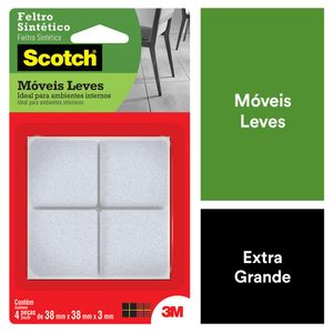 Feltro Sintético 3M Scotch Quadrado GG Branco