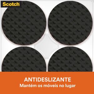 Feltro Protetor Anti Deslizante 3M Scotch Quadrado Preto G