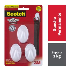 Gancho 3M Scotch Médio Plástico