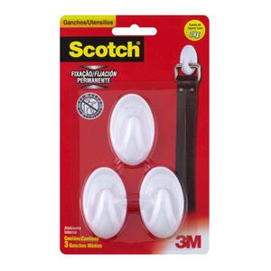Gancho 3M Scotch Médio Plástico
