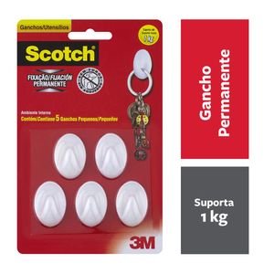 Gancho Scotch Plástico Pequeno