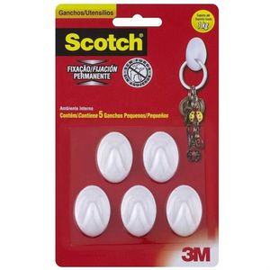 Gancho Scotch Plástico Pequeno