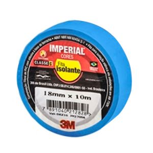 Fita Isolante 3M Imperial 18 MM X 10 M Azul