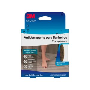 Antiderrapante para Banheiros 3M Transparente 50x5cm
