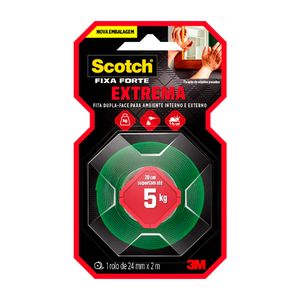 Fita Dupla Face 3M Scotch Fixação Extrema Fixa Forte VHB 25mmX2m