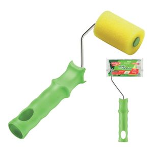 Rolo para Pintura Condor de Espuma com Cabo de Metal Plástico 2 Refis 5cm
