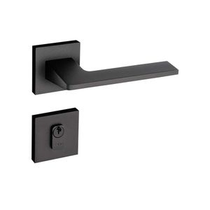 Fechadura Externa com Roseta Sara Preto Textura 502-90E EPT - Pado