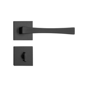 Fechadura Banheiro com Roseta Vivaldi Preto Textura 885-90B EPT - Pado