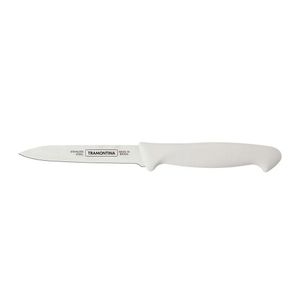 Faca para Frutas e Legumes em Inox e Cabo de Polipropileno Plenus Branco 4" - 24470184 - Tramontina
