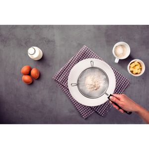 Peneira em Aço Inox com Cabo Utilitá Preto 17CM - 25680103 - Tramontina