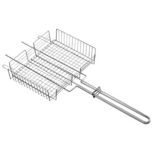 Grelha de Churrasco para Legumes em Aço Inox 70X31CM - 26485000 - Tramontina