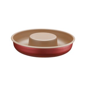 Forma para Bolo Redonda em Alumínio Antiaderente Starflon Max Vermelho 1,4L 24CM - 20060724 - Tramontina