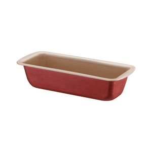 Forma e Assadeira para Pão em Alumínio Antiaderente Starflon Max Vermelho 1,4L 26CM - 20069726 - Tramontina