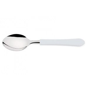 Colher de Sopa em Inox com Cabo de Polipropileno Leme Branco - Tramontina