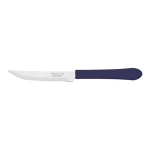 Faca de Churrasco com Serra Inox com Cabo de Polipropileno Leme Azul 4" - 23180494 - Tramontina