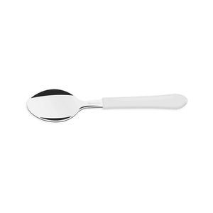 Colher de Chá em Inox com Cabo de Polipropileno Leme Branco - Tramontina