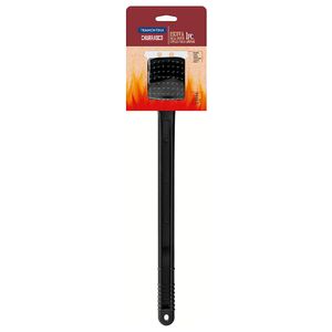 Escova com Cerdas em Aço Inox para Limpar Grelha com Raspador Preto 44CM - 26461100 - Tramontina