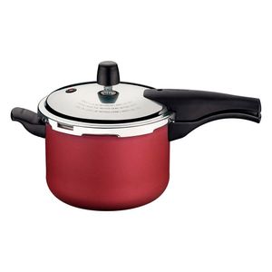 Panela de Pressão em Alumínio com Revestimento Interno e Externo Antiaderente Starflon Max Vancouver Vermelho 20CM 4,5L - 20582720 - Tramontina