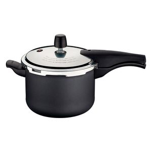 Panela de Pressão em Alumínio com Revestimento Interno e Externo Antiaderente Starflon Max Vancouver Grafite 20CM 4,5L - 20582620 - Tramontina