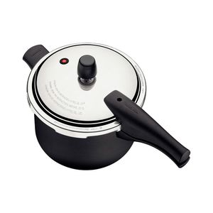 Panela de Pressão em Alumínio com Revestimento Interno e Externo Antiaderente Starflon Max Vancouver Grafite 20CM 4,5L - 20582620 - Tramontina