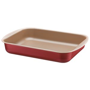 Assadeira Retangular Funda Antiaderente Starflon Max Vermelho 7,2L 40CM - 20051740 - Tramontina