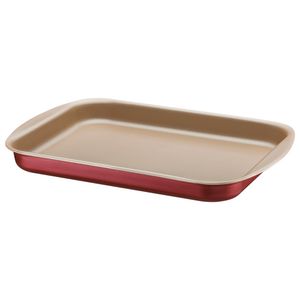 Assadeira Retangular Rasa Antiaderente Starflon Max Vermelho 3,8L 40CM - 20053740 - Tramontina