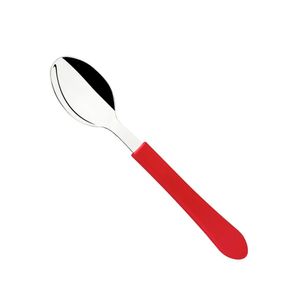 Colher de Chá em Inox com Cabo de Polipropileno Leme Vermelho - 23187470 - Tramontina