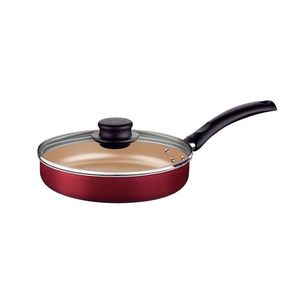 Frigideira Reta em Alumínio com Revestimento Interno e Externo em Antiaderente Starflon Max Turim Vermelho 22CM 1,7L - 20265822 - Tramontina