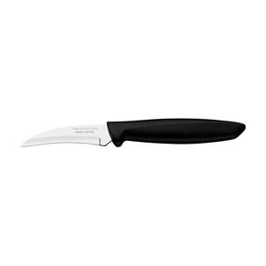 Faca para Tornear com Lâmina em Aço Inox e Cabo de Polipropileno Plenus Preto 3" - Tramontina