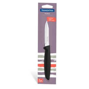 Faca para Legumes em Inox e Cabo de Polipropileno Plenus Preto 3" - 23420103 - Tramontina