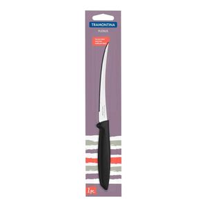 Faca para Tomate em Inox e Cabo de Polipropileno Plenus Preto 5" - 23428105 - Tramontina