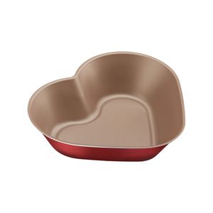 Forma para Bolo com Formato de Coração em Alumínio Antiaderente Starflon Max Vermelha 1,1L 24CM - 20075724 - Tramontina