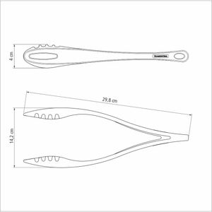 Pegador de Massa e Salada em Nylon Ability Preto - 25163100 - Tramontina