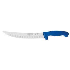 Faca Butcher para Carne em Inox e Cabo de Polipropileno Profissional Azul 10" - 24658110 - Tramontina