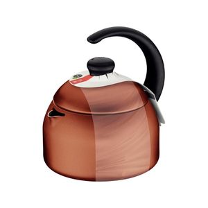 Chaleira em Alumínio Antiaderente Starflon Max Laranja 1,9L - 28594419 - Tramontina